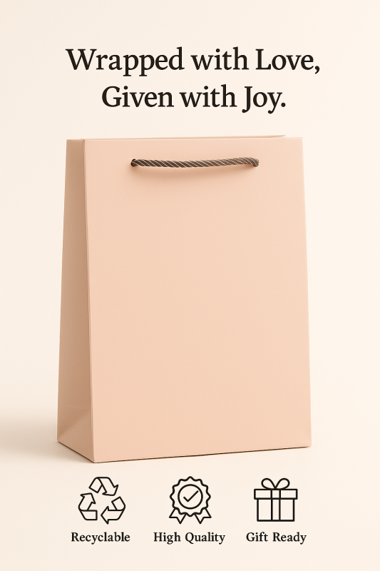 Premium Metallic Finish Paper Gift Bags  – Elegant & Stylish
