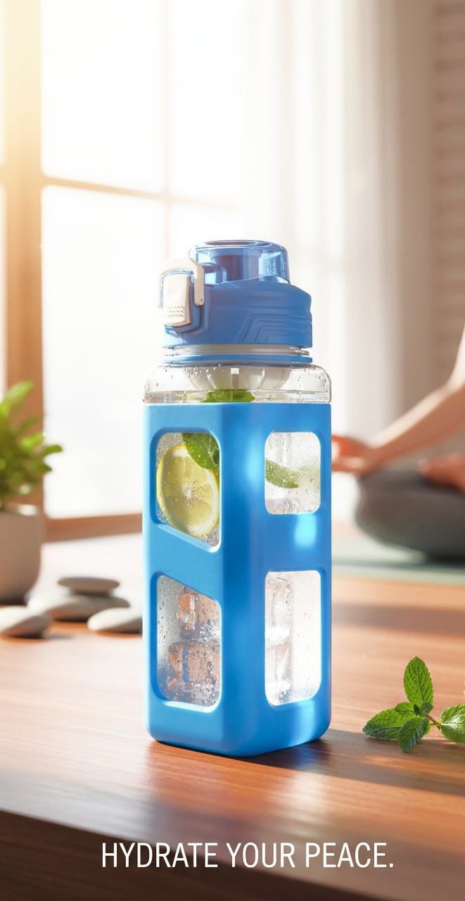 Water Bottle | Bold Design, Leakproof Flip-Lid